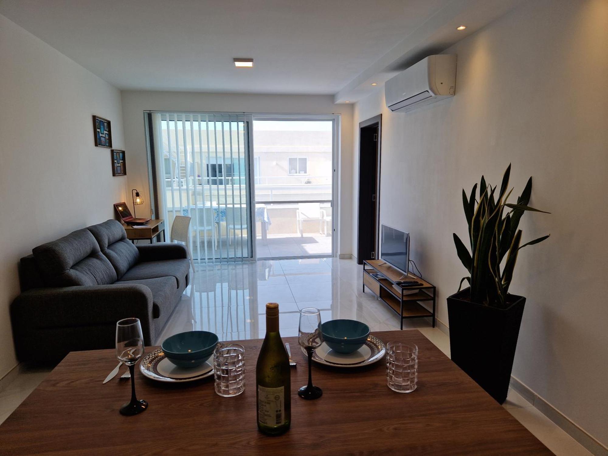Sea View New Penthouse Terrace & Garage Parking Appartement St. Paul's Bay Buitenkant foto
